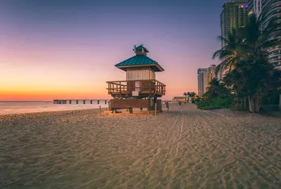 Скачать фото Маями пляжа в высоком разрешении