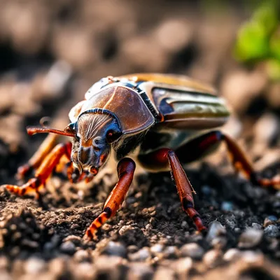 Великолепные снимки Майского жука: необычные ракурсы и детали
