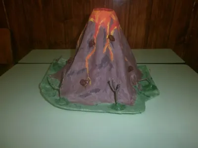 Макет вулкана: Загадочные изображения в HD