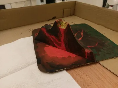 Вулканы: арт и обои в высоком разрешении