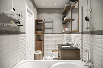 Фото маленькой ванной комнаты 3 кв. метра: дизайн ванной комнаты