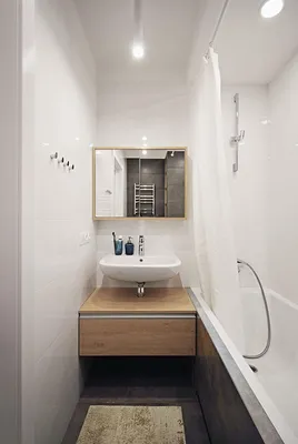 Фото маленькой ванной комнаты 3 кв. метра: дизайн и стиль