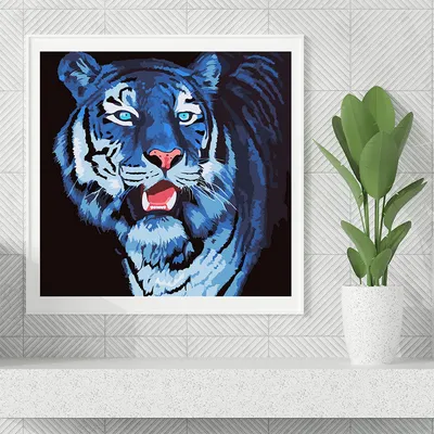 Картинка мальтийского тигра, олицетворяющая дикую природу