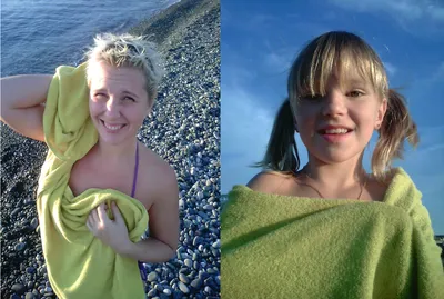 Счастливые мгновения: мамы и дети на пляже