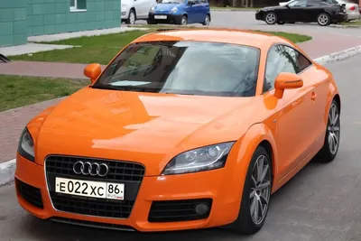 Изображение Audi TT с установленными дополнительными элементами