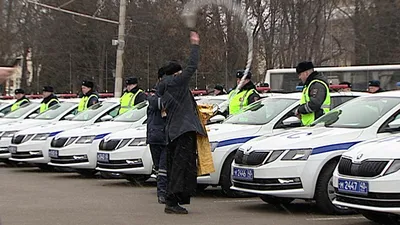 Фото полицейского патруля на дороге