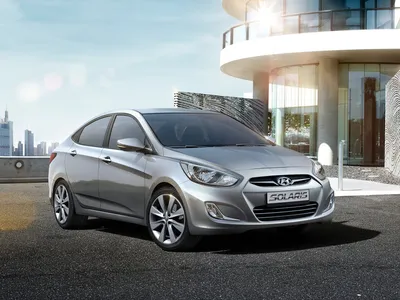 Новые фото машины hyundai solaris