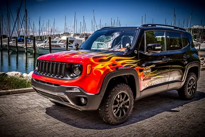 Изображение jeep с закрытым верхом