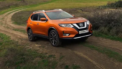 Фотография Nissan X Trail в формате PNG для веб-дизайна автомобильных сайтов