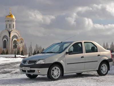 Изображение Рено Логан с аэродинамическими линиями