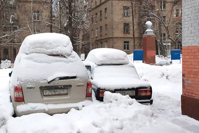 Машина, сражающаяся с зимними трудностями - фото