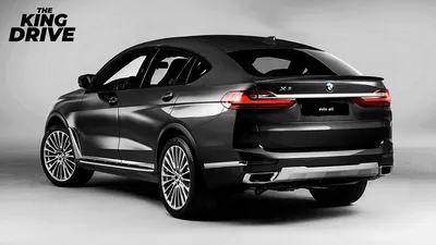 Фото BMW X8 с эффектами фотошопа