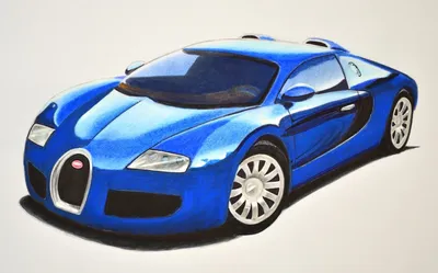 «Изображение bugatti veyron с эффектом размытия»