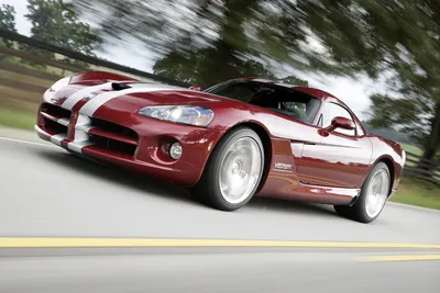 Машина Dodge Viper на качественном фото