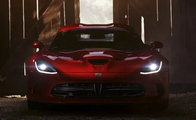 Фотография машины Dodge Viper в формате webp для быстрой загрузки