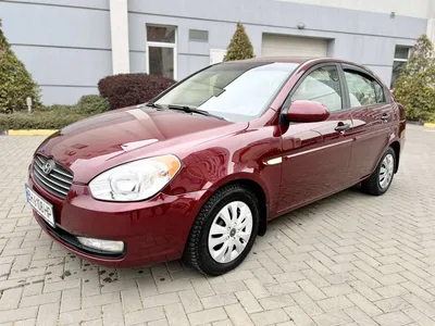 Фотография Hyundai Accent съемка с воздуха