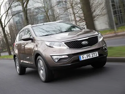 Фото Kia Sportage с обработкой цветов