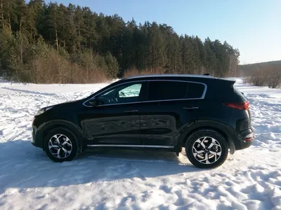 Картинка Kia Sportage с акцентом на дизайн