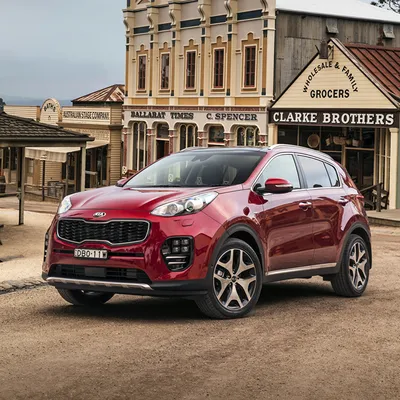 Изображение Kia Sportage с разными углами съемки