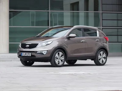 Фото Kia Sportage с использованием дрона