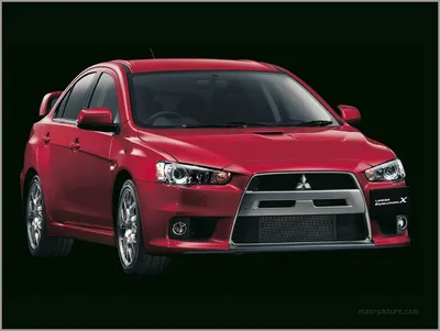 Картинка Машины Mitsubishi в гараже