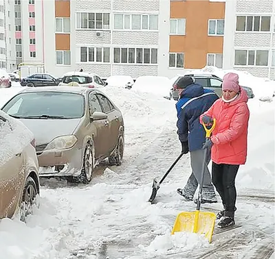 Изображения машин, украшенных снегом: варианты для скачивания