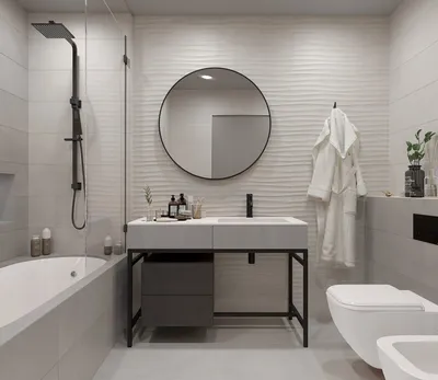 Фото матовой плитки в ванной комнате: скачать в формате JPG