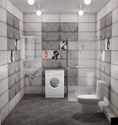 Фото с примерами дизайна ванной комнаты с матовой плиткой