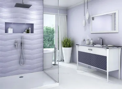 Стильные фото ванной комнаты с матовой плиткой