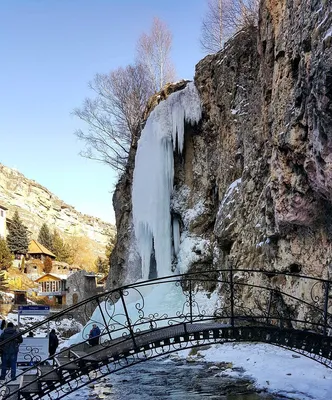 Медовые водопады: фотка в 4K разрешении 