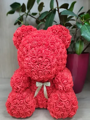 Коллекция медведей из роз в популярных форматах для скачивания