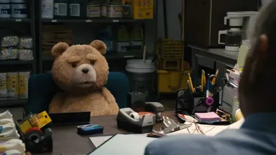 Фотография медведя из фильма Третий лишний на айфон в хорошем качестве