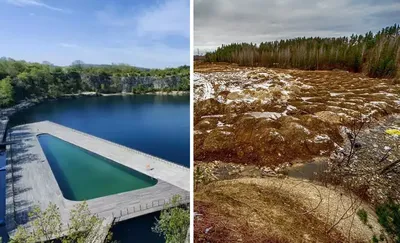 Фотка меловых озер Беларуси с возможностью бесплатного скачивания