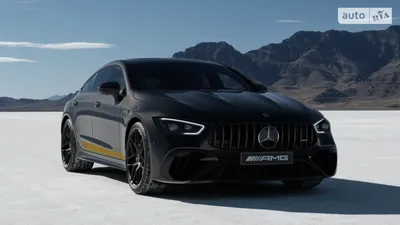 Mercedes-Benz AMG GT 2023: фото с номером