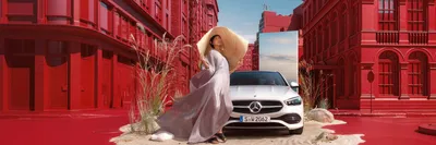 Фото Mercedes-Benz C-Class 2023 с близкого расстояния