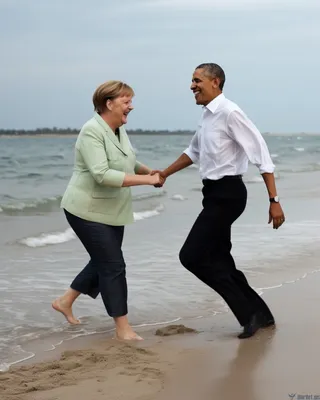 Меркель пляж: красивые картинки для скачивания