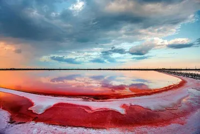 Фотография Мертвого моря в стиле арт