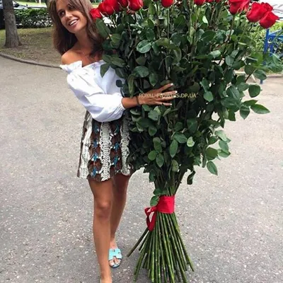 Фото розы Метровые розы: выбор размера и формата
