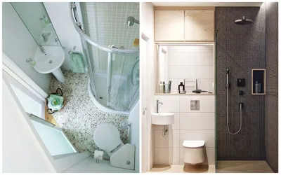 Фото: современные тренды в дизайне мини ванной комнаты