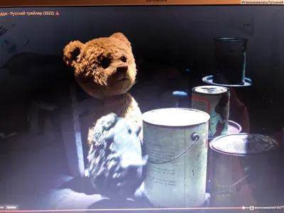 Уникальный образ на кадре: Мишка Тедди из фильма.