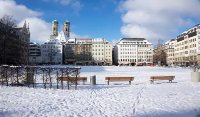 Мюнхенские парки зимой: Изображения в JPG, PNG, WebP