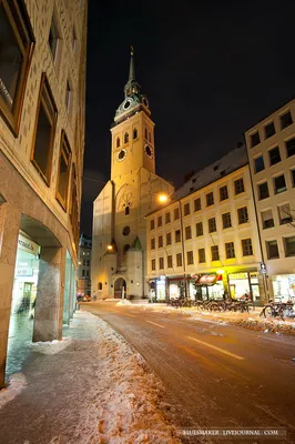 Зимние украшения Мюнхена: Фото в высоком разрешении