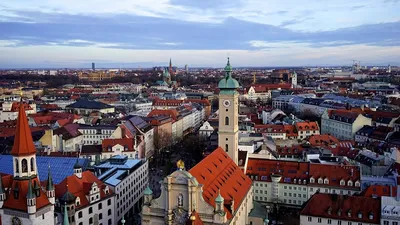 Зимние красоты Мюнхена: Фотографии в различных размерах