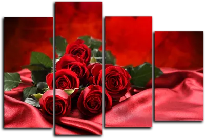 Фото розы в модульном формате – выберите желаемый размер и формат