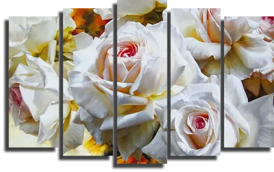 Модульные фото розы на заказ – выберите размер и формат скачивания