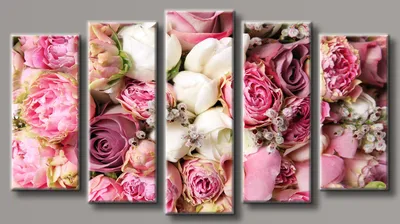 Фото розы в модульном исполнении – выберите размер и формат скачивания