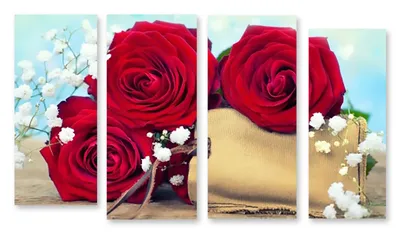 Фотка розы в модульном стиле – выберите свой идеальный размер и формат