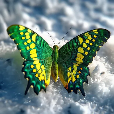 Фантастическая фотка мохнатой бабочки