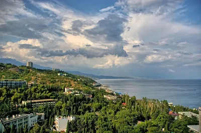 Бесконечная гладь Моря Алушта на фото