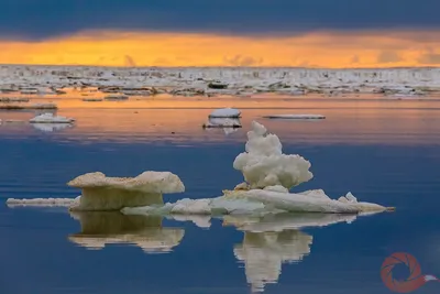 Изображение моря лаптевых: уникальная природная гармония в фотоформате